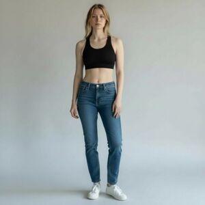 EUC ATHLETA Sz. XS‎ Black Padded Sports Bra